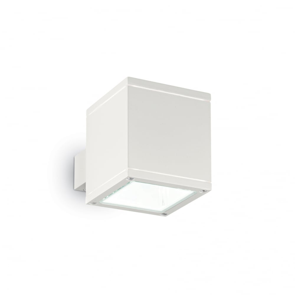 Sleek Square White Snif Wall Light