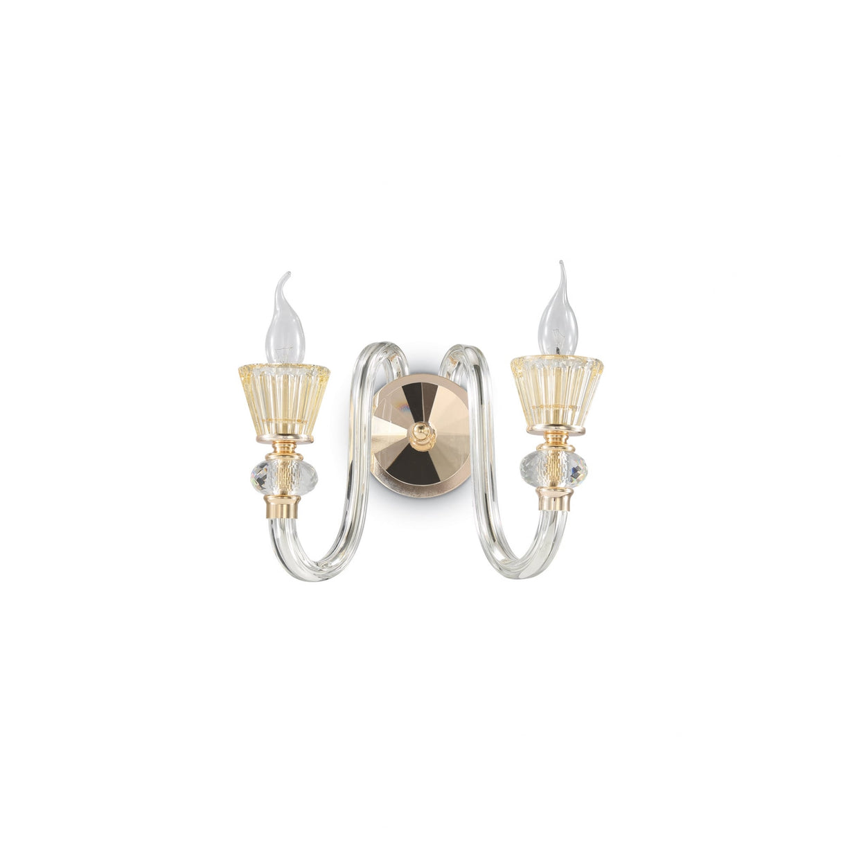 Twin Elegance Wall Light by Strauss