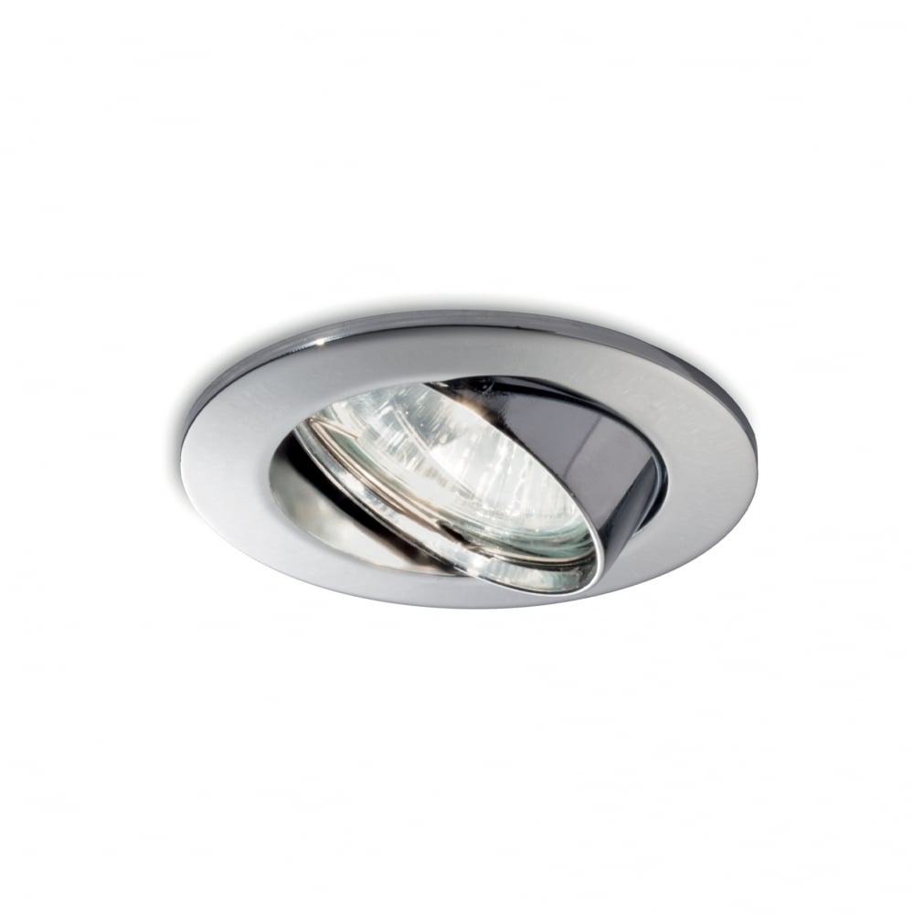 Elegant Chrome Swing Recessed Spotlight