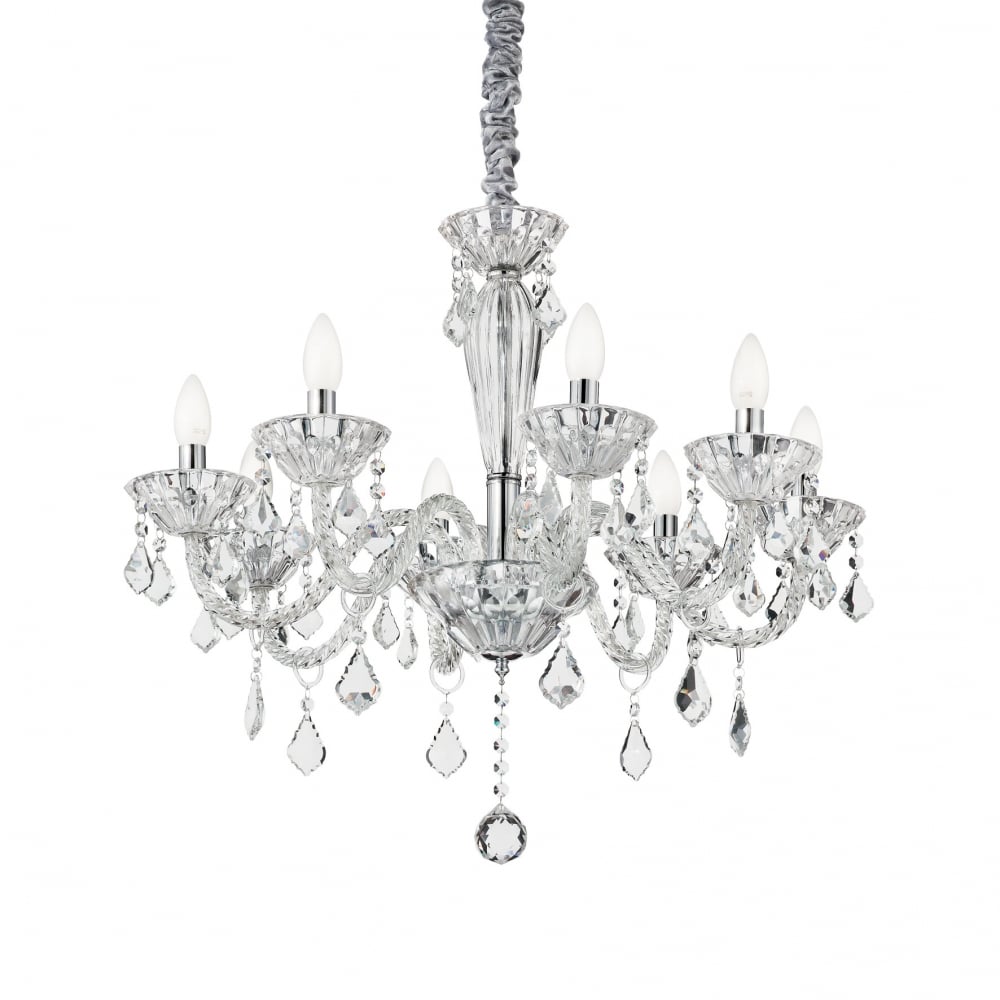 Opulent Tiepolo 8-Light Classic Pendant Fixture