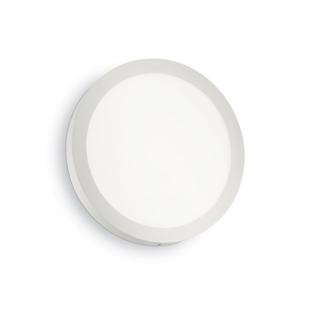 Modern Universal 18W LED Ceiling Light, Round White Design