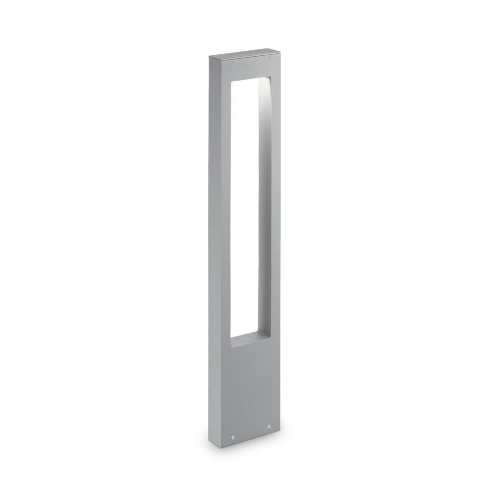 Vega Light Grey Modern Outdoor Post Lamp