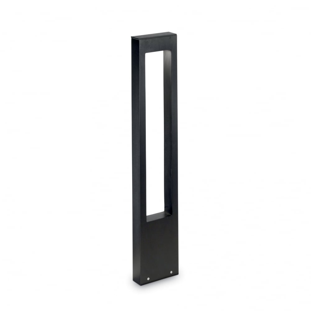 Vega Contemporary Black Outdoor Lamp Fixture