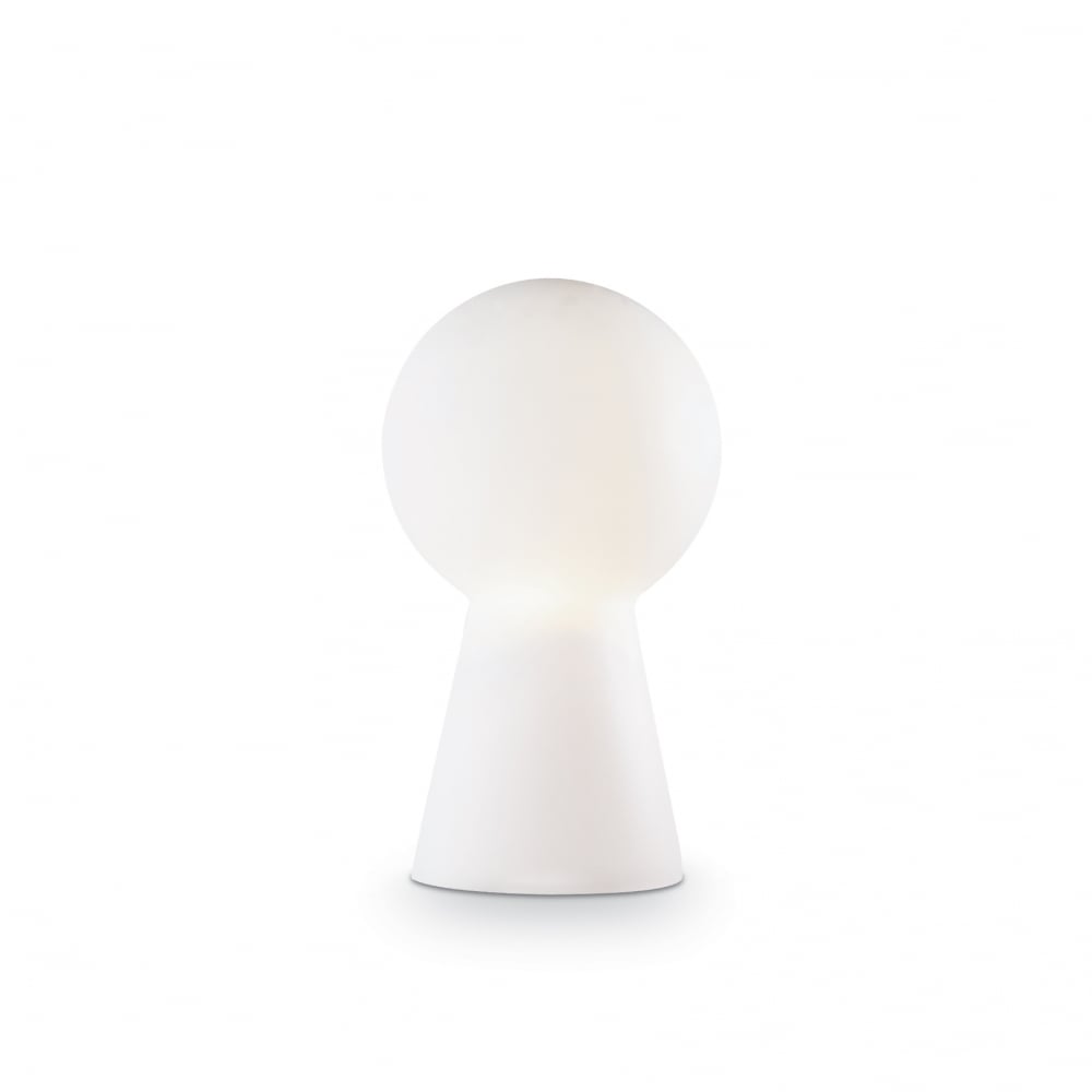 Modern Elegance: Medium White Birillo Table Lamp