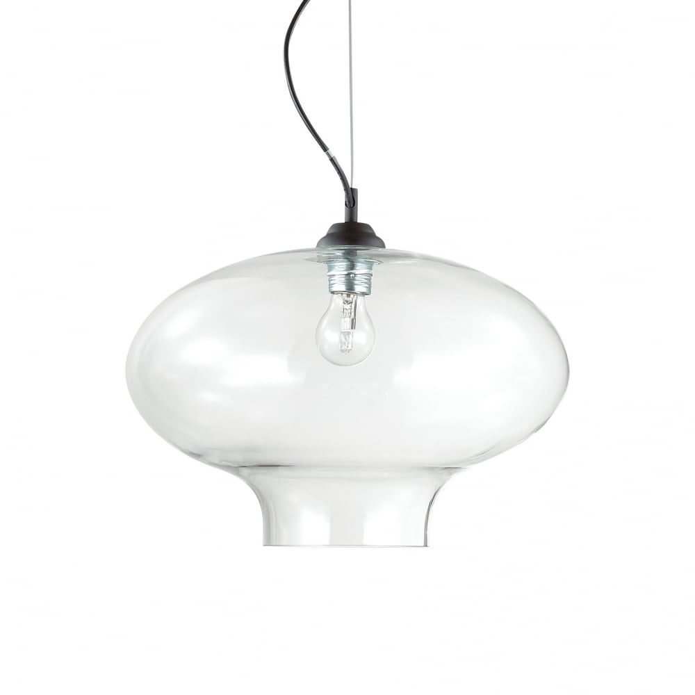 Elegant Bistro Glass Pendant Light