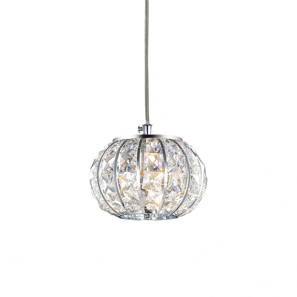 Calypso Crystal Sphere Pendant Light 15cm