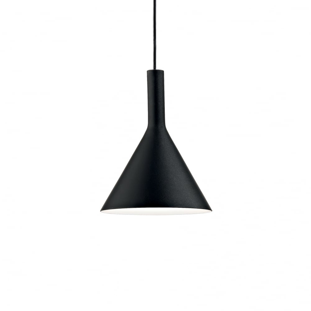 Modern Black Cocktail Pendant Light - Small Size