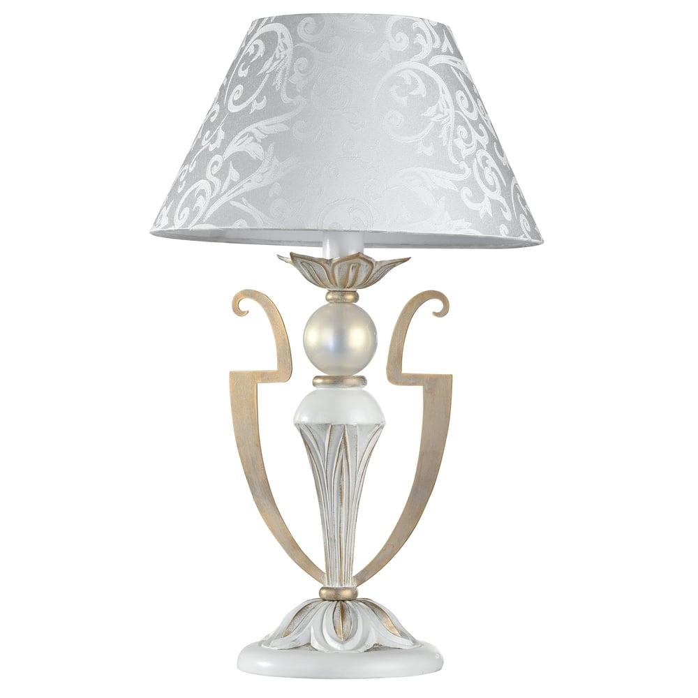 Monile Luxe White Gold Table Lamp