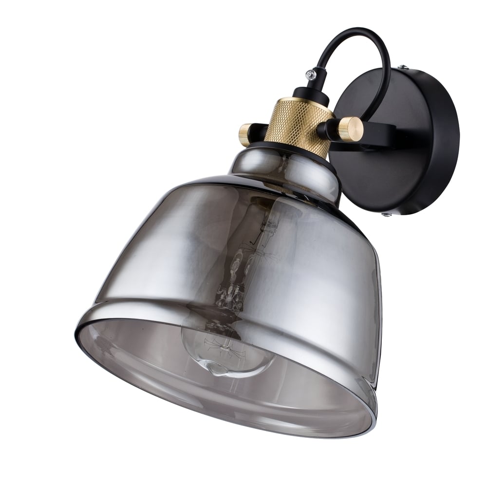 Irving LOFT Black Wall Sconce Light Fixture