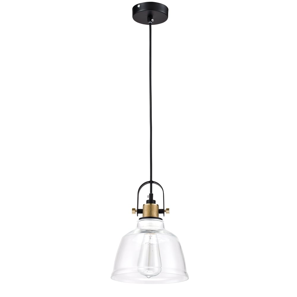 Irving Black Loft Style Pendant Light