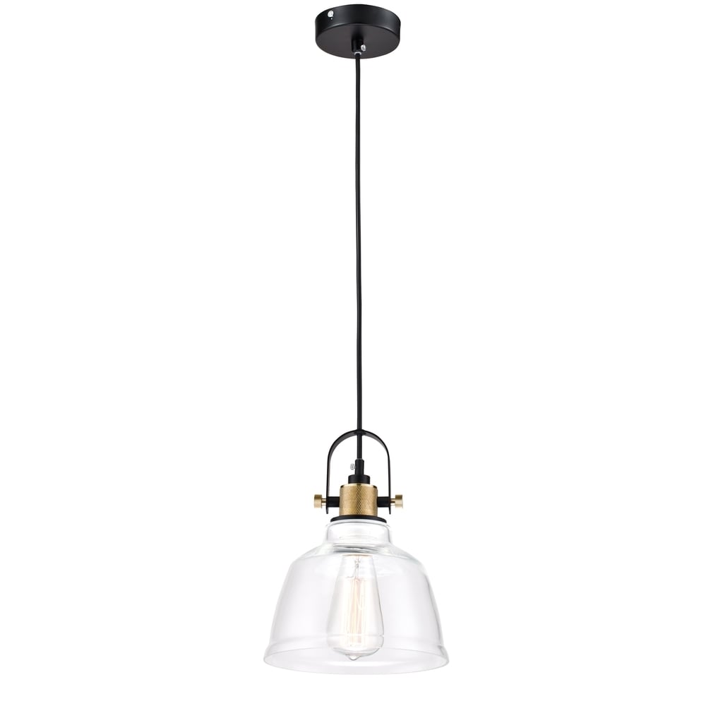Irving Black Loft Style Pendant Light
