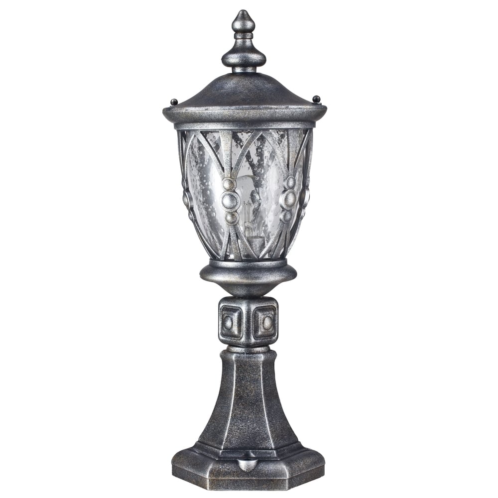 Elegant Rua Augusta Black Outdoor Post Lantern