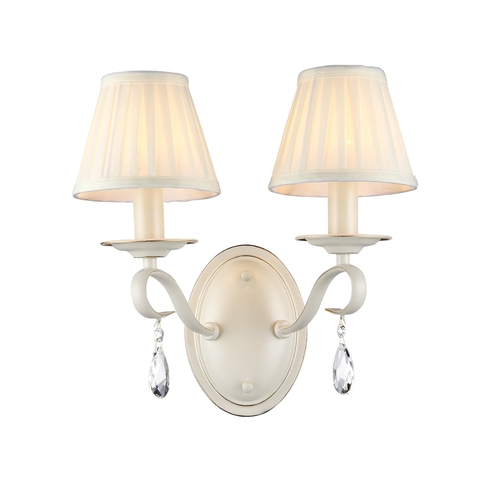 Refined Brionia Sconce in Luxe Cream Gold Finish