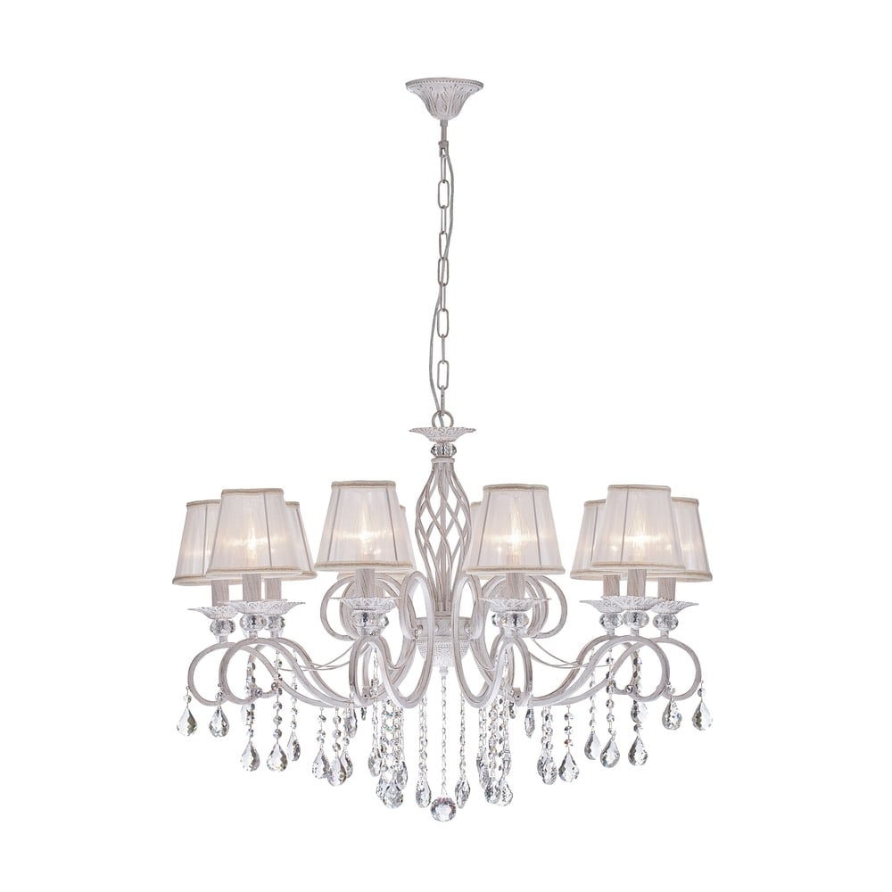 Grace Collection Cream Gold Chandelier