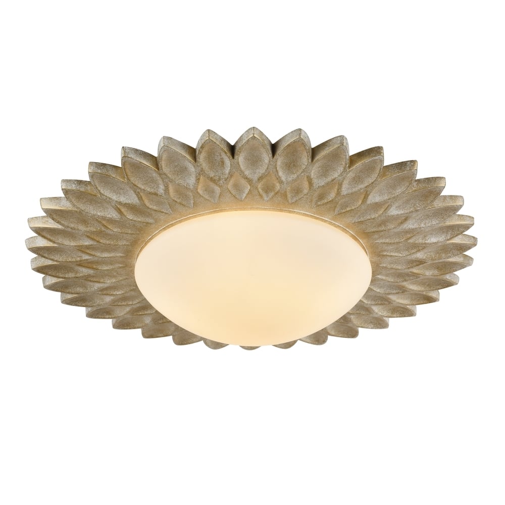 Lamar Ceiling Light in Cream Gold