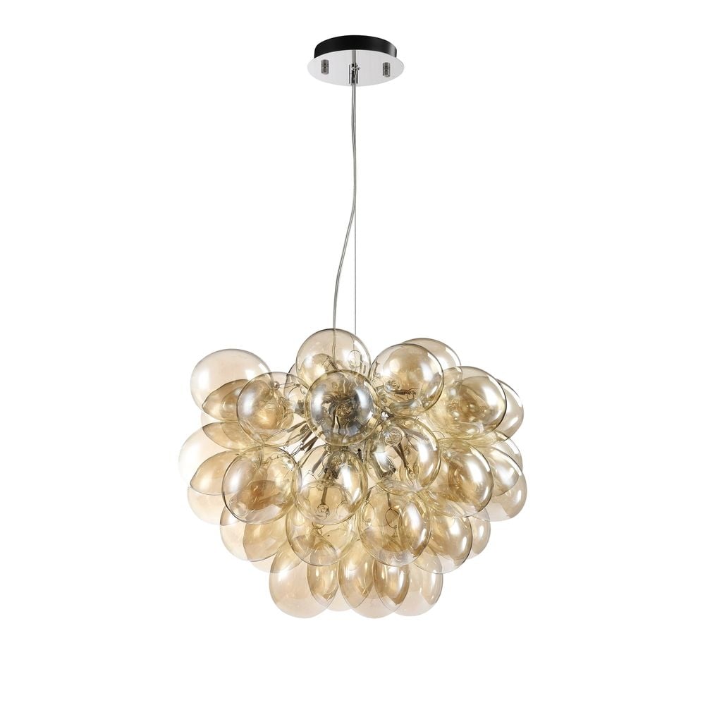 Cognac Glow: Balbo Contemporary Pendant Light