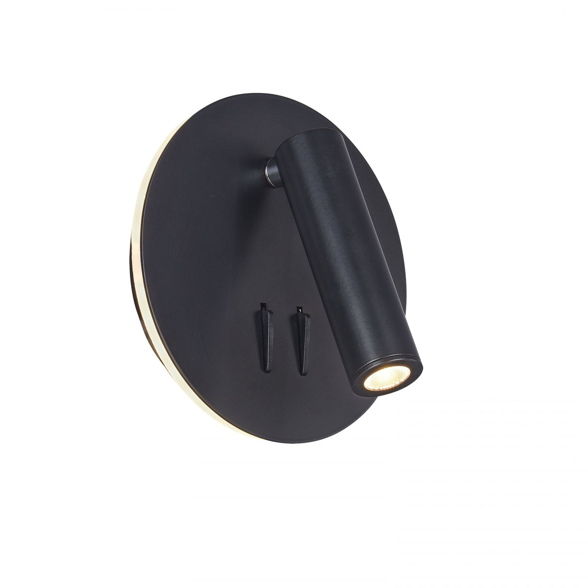 Black Ios 176 Modern Dual-LED Wall and Ceiling Sconce