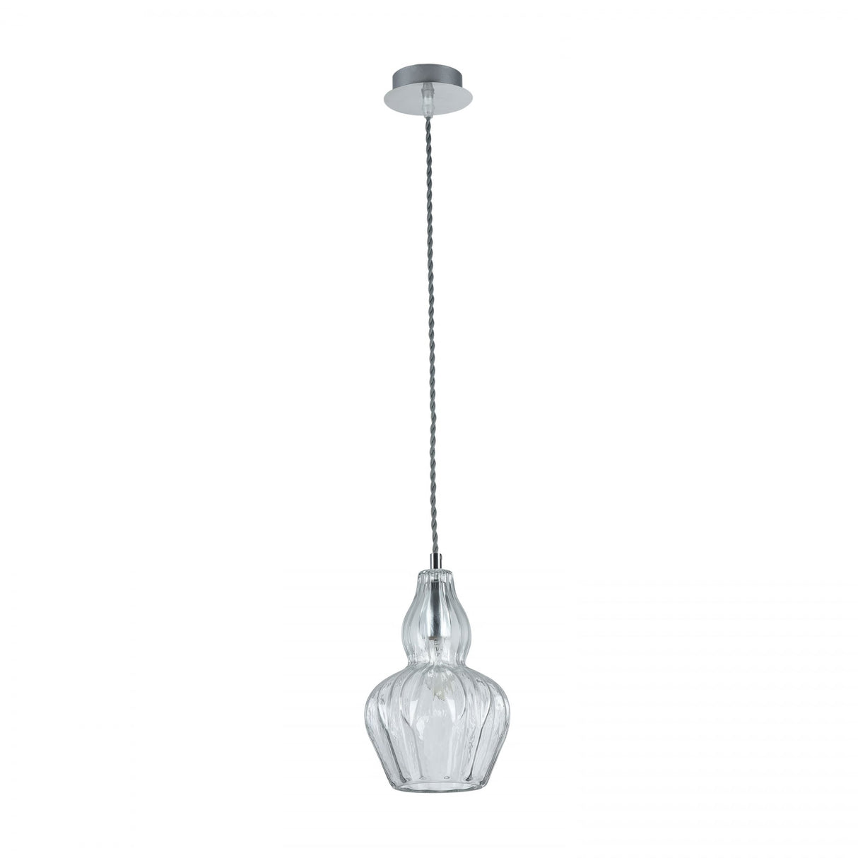 Chrome Eustoma Pendant Light Fixture