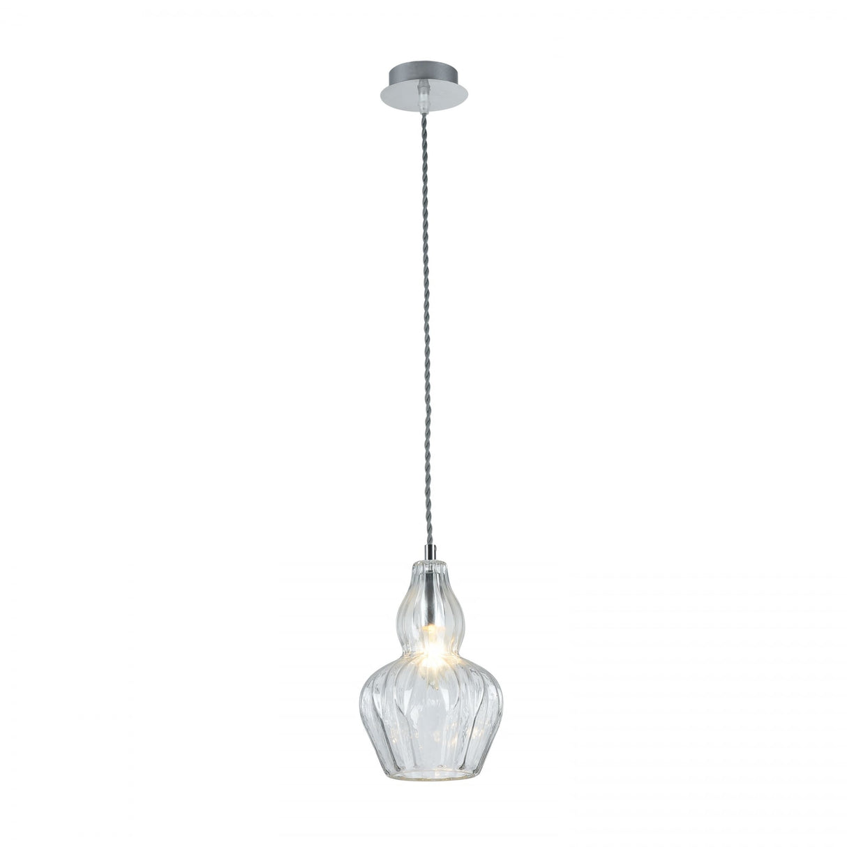 Chrome Eustoma Pendant Light Fixture