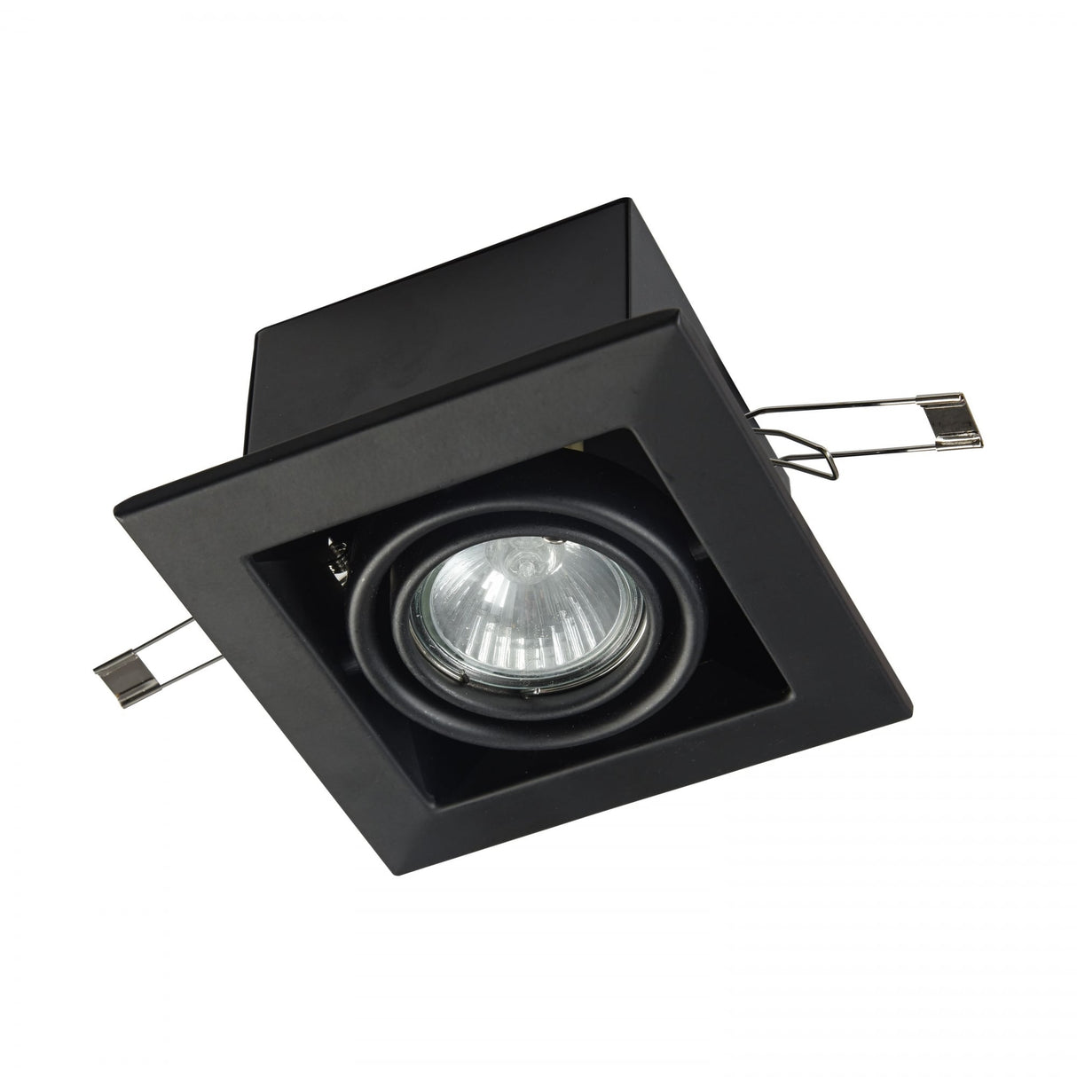 Sleek Black Metal Down Light Fixture