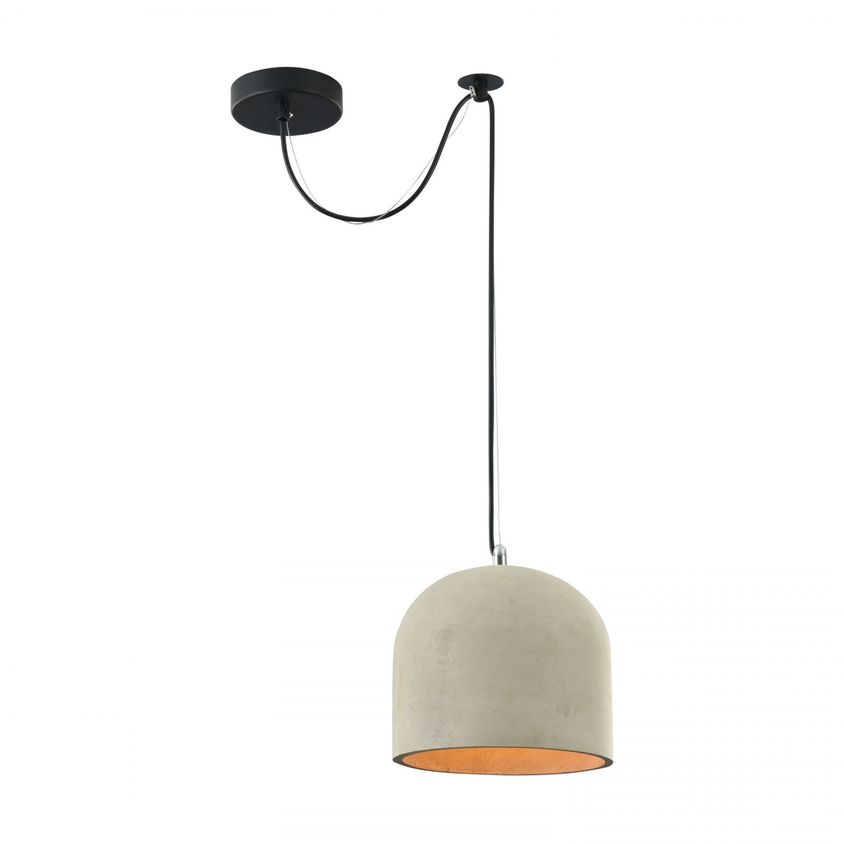 Broni Industrial Loft Pendant Light - Grey Finish
