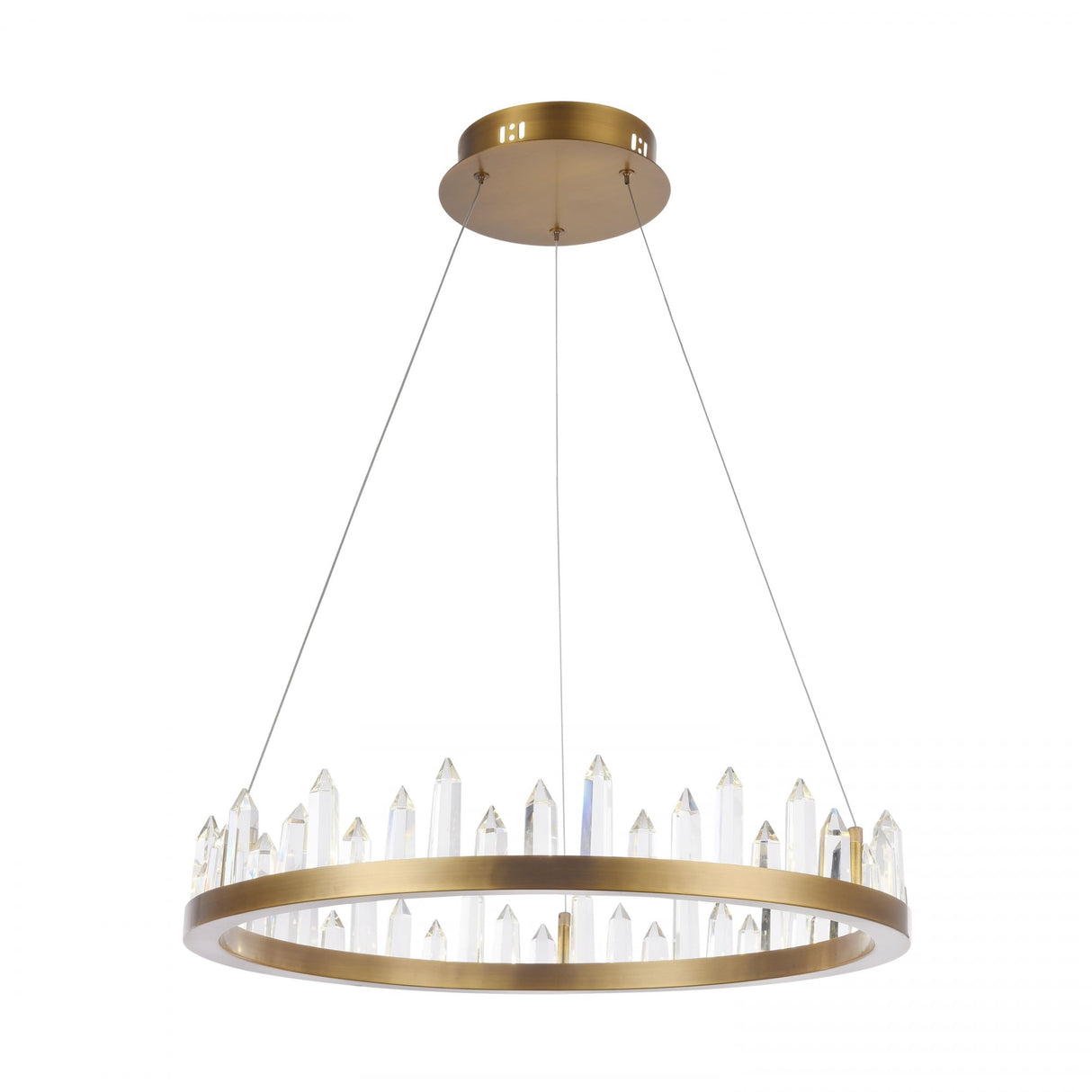 Brass Luminescence Gletscher Pendant