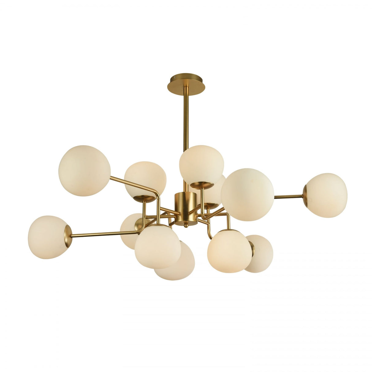 Erich Cream Gold Contemporary Chandelier