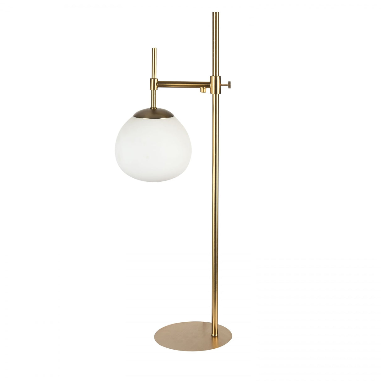 Erich Contemporary Cream Gold Table Lamp