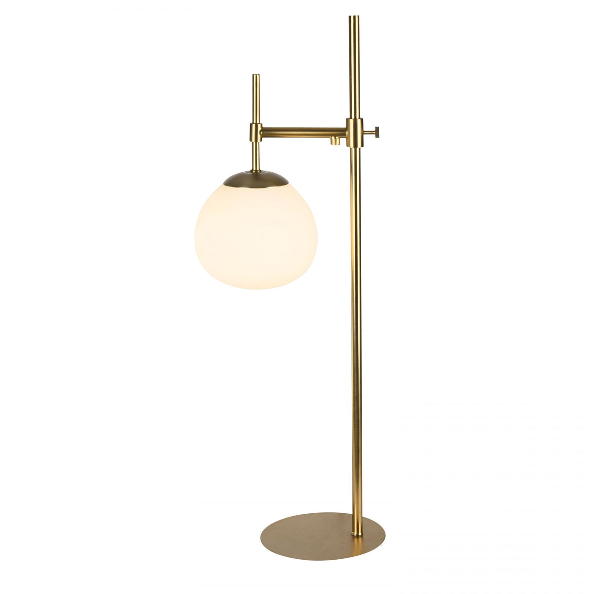 Erich Contemporary Cream Gold Table Lamp