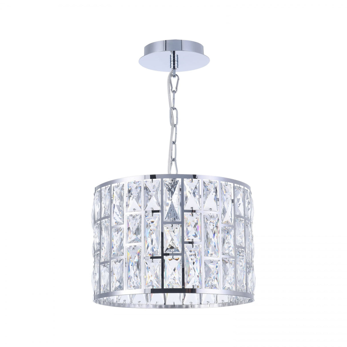 Chrome Elegance: Modern Gelid Pendant Light