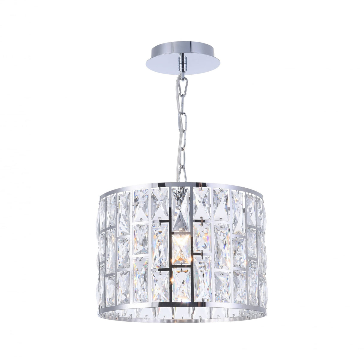 Chrome Elegance: Modern Gelid Pendant Light