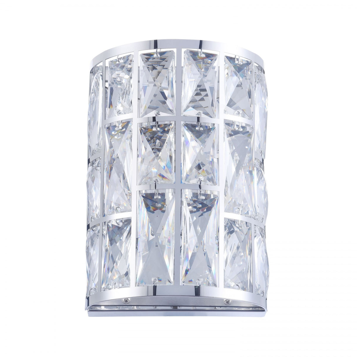 Sleek Chrome Gelid Sconce Light