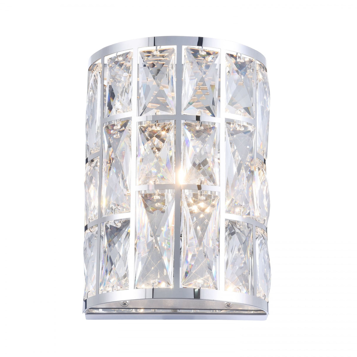 Sleek Chrome Gelid Sconce Light