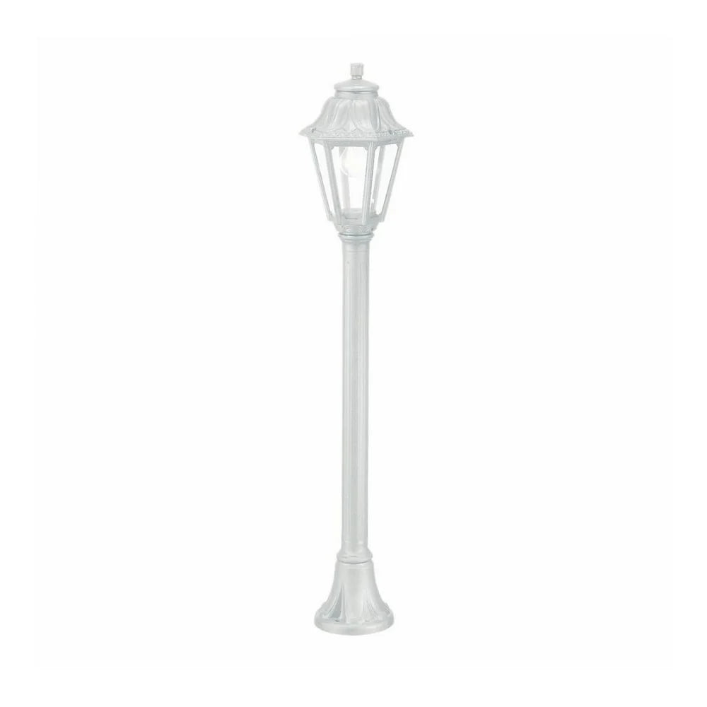Anna Mizar White Hexagonal Post Lantern - Classic E27 Outdoor Light