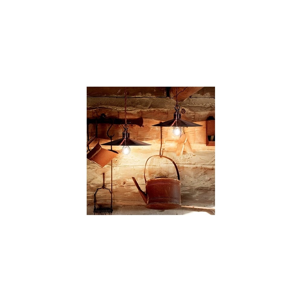 Elegant Copper Pendant Light - Cantina Collection
