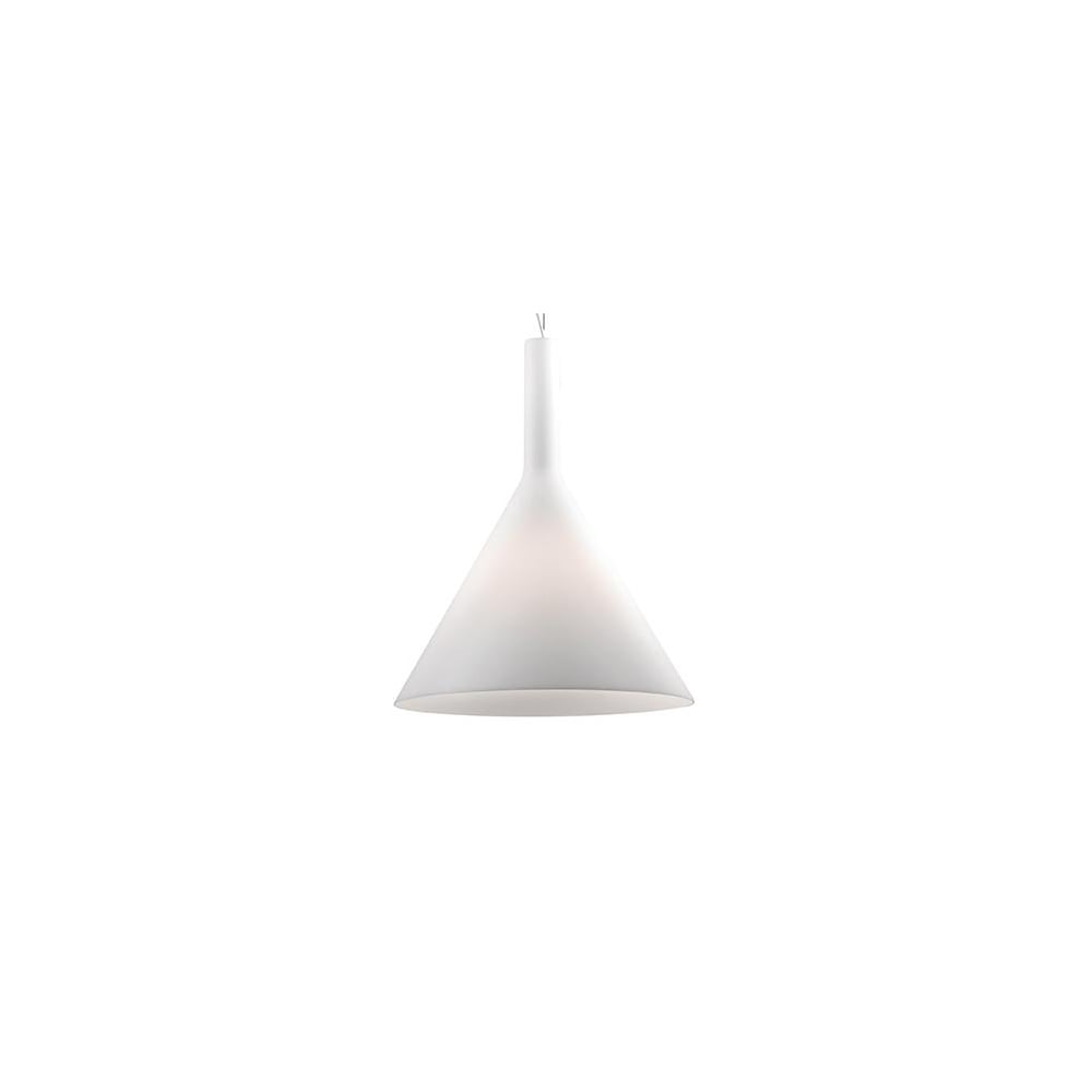 Modern Elegance Large White Pendant Light