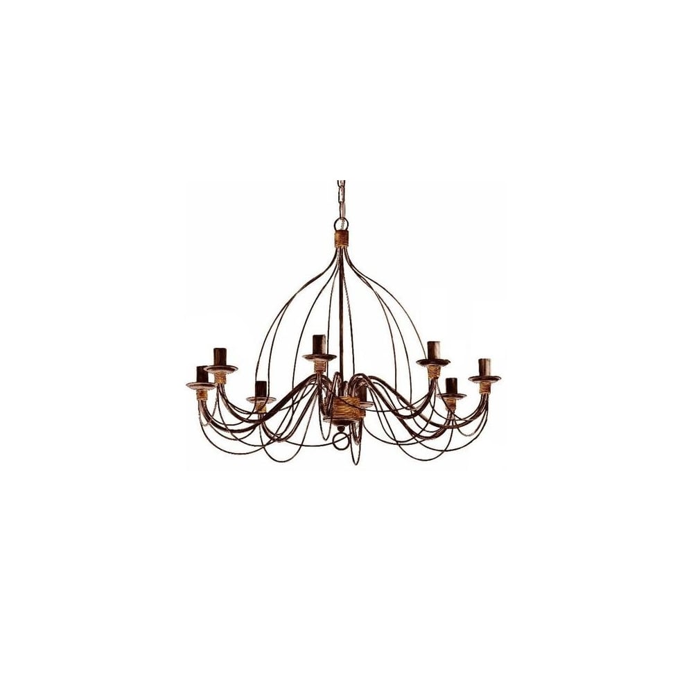 Ruggine Eight-Light Classic Pendant Chandelier