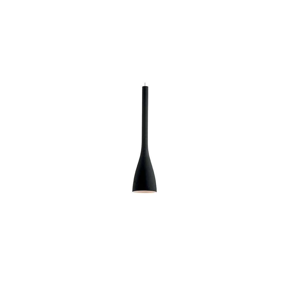 Sleek Black Champagne Flute Pendant Light