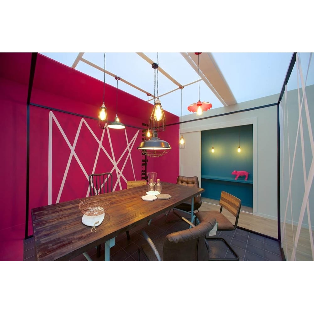 Polished Copper Abuja Cage Pendant Light