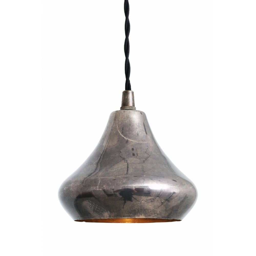 Amina Vintage Brass Pendant Light