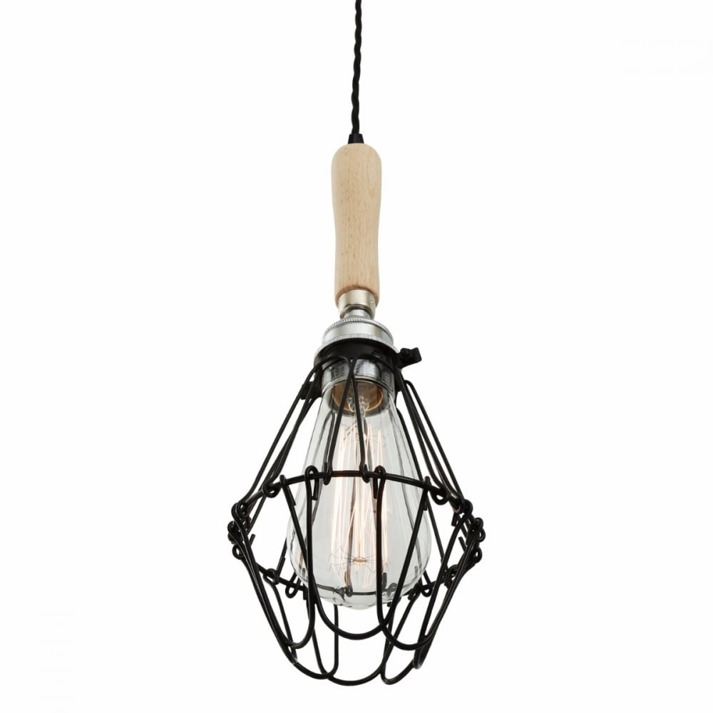 Tyrrel Black Powder Coated Pendant Light
