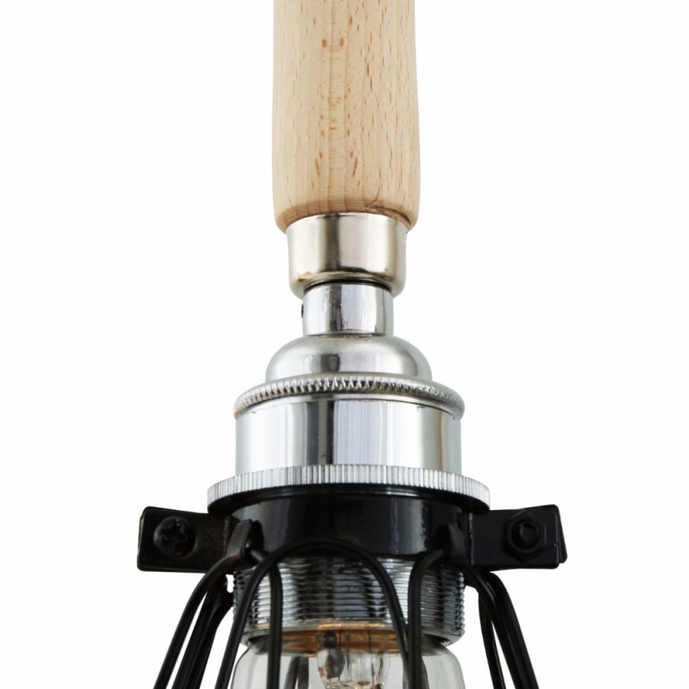 Tyrrel Black Powder Coated Pendant Light