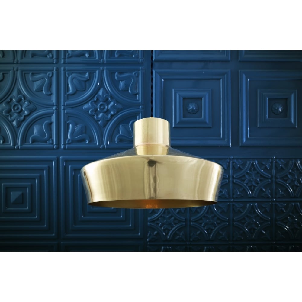 Industrial Elegance Antique Brass Pendant Light