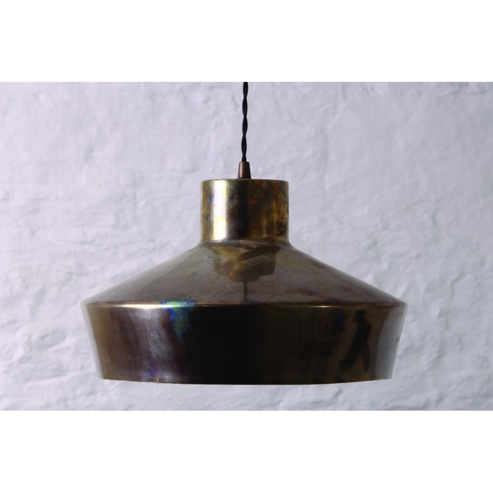 Vintage Brass Splendor Pendant Light