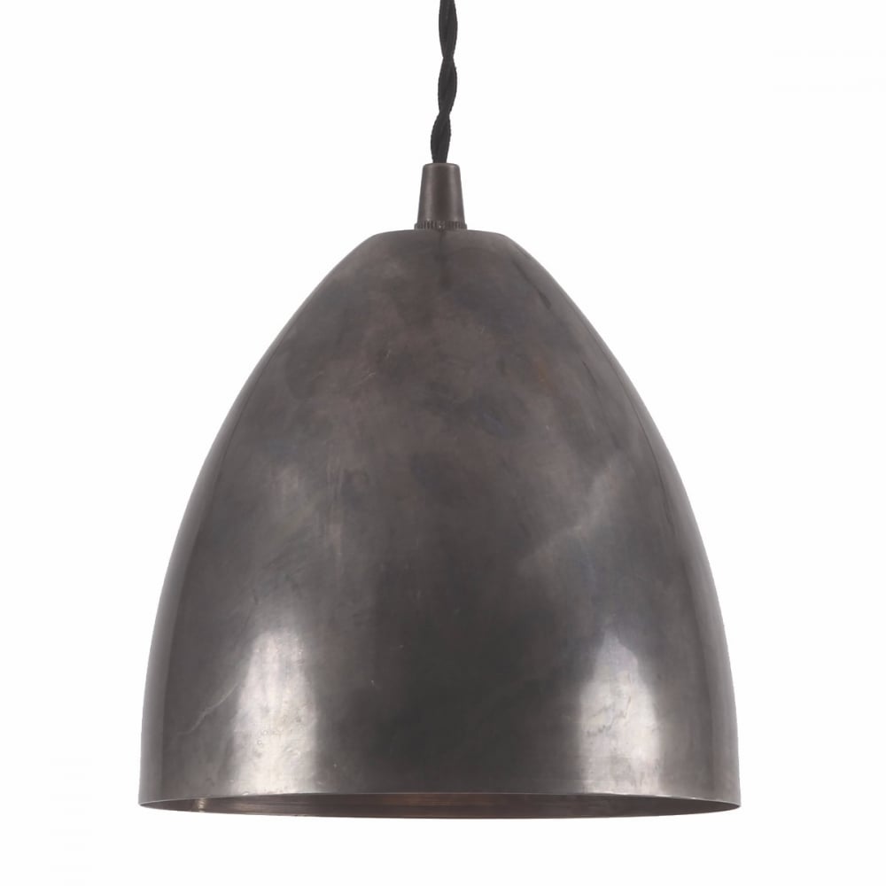 Skyler Antique Brass Cone Pendant Light