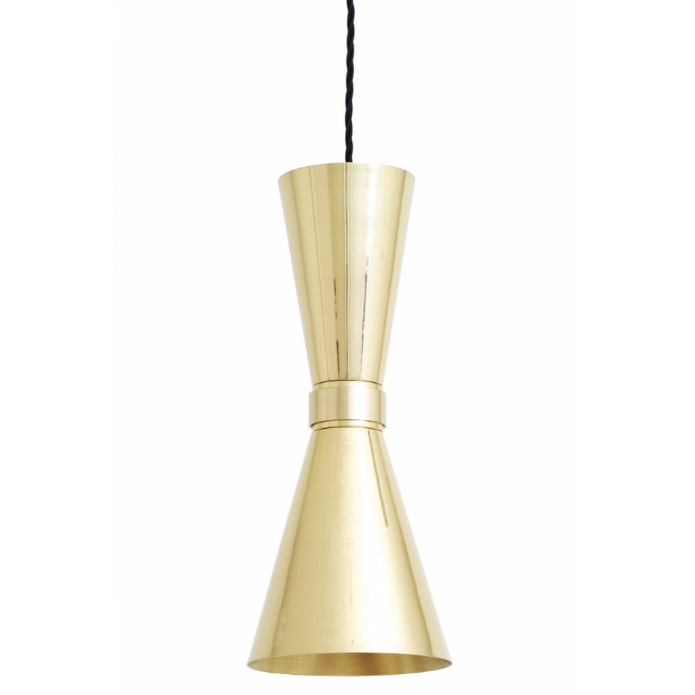 Antique Brass Amias Conical Pendant Light