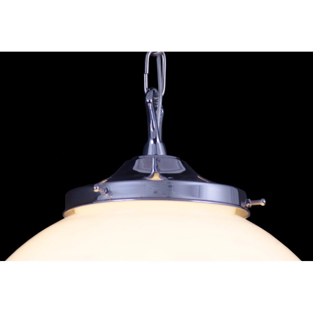 Yerevan Antique Brass Globe Pendant Light (350mm)