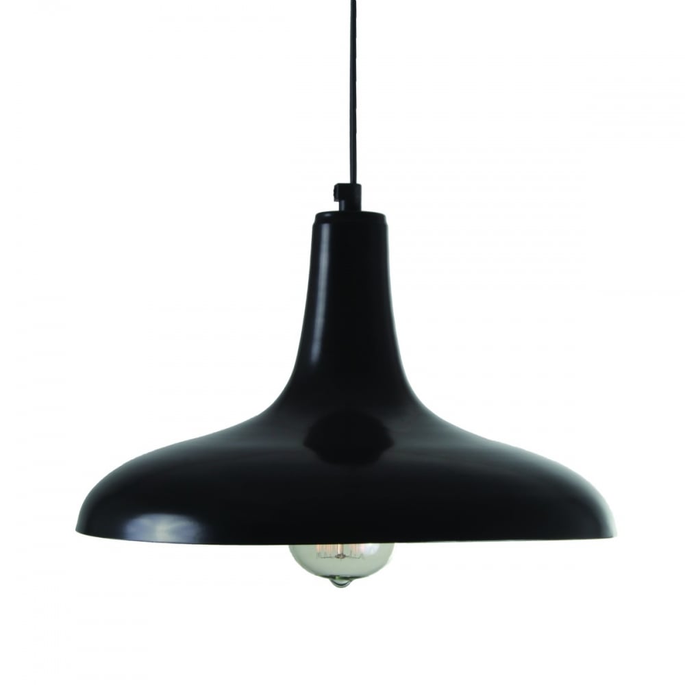 Moroccan Elegance Pendant, Matte Black & Brushed Brass