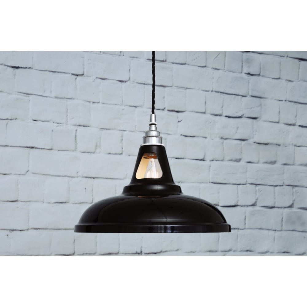 Vienna Industrial Chrome & Black Pendant Light