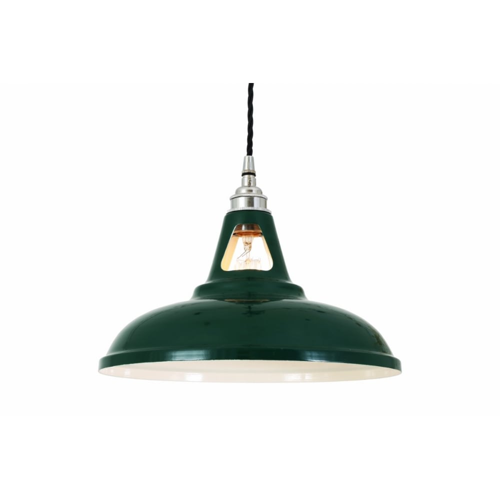 Vienna Industrial Chrome & Black Pendant Light